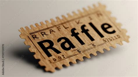 Raffle Ticket Word Enter Contest Winner Prize Drawing tickets Stock ...