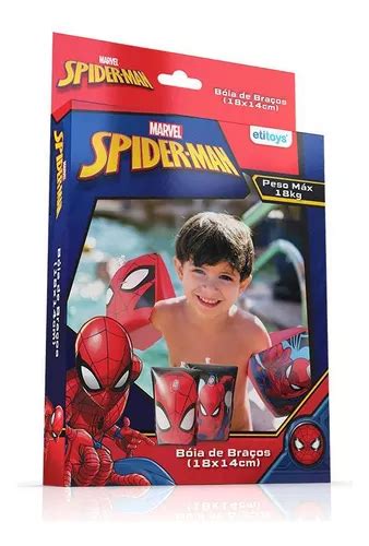 Boia De Braço Infantil Inflável Homem Aranha Spiderman 18x14 MercadoLivre