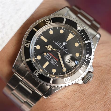 Rolex Red Submariner Reference 1680 Unpolished — Wind Vintage