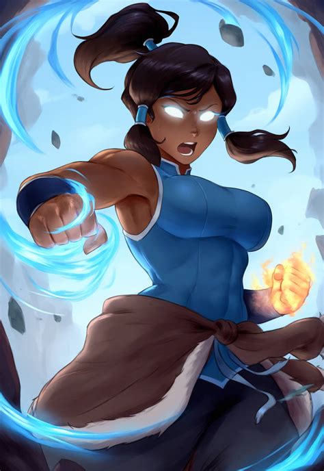 Avatar Korra - Master of All Four Elements by KrystalizedArt on DeviantArt