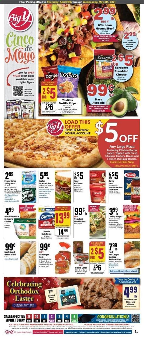 Big Y Ma Weekly Ad Flyer April 29 To May 5