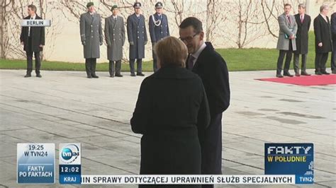 Niemcy Wizyta Premiera Morawieckiego W Berlinie TVN24