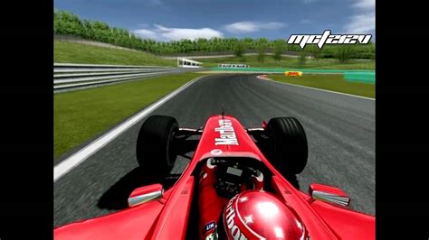 RFactor F1 2001 Michael Schumacher Ungheria YouTube