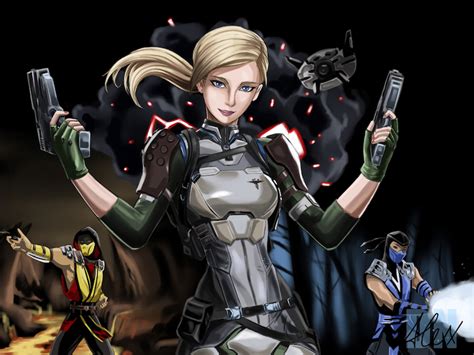 Cassie Cage Sub Zero And Scorpion Mk11 By Siberzer0 On Deviantart