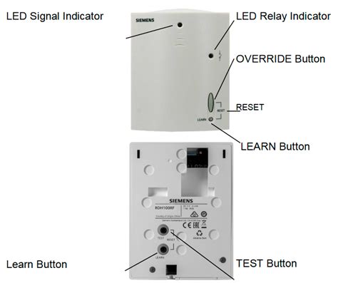 Siemens RDH100RF SET Thermostat Manual ManualsLib