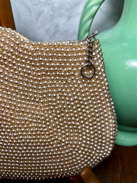 Vintage S K G Charlet Bag Beaded Clutch Made In J Gem