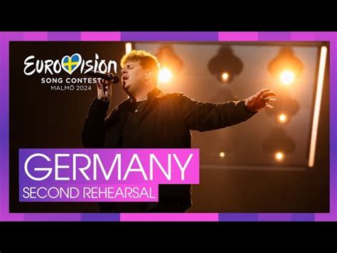 Isaak Always On The Run Germany Second Rehearsal Eurovision