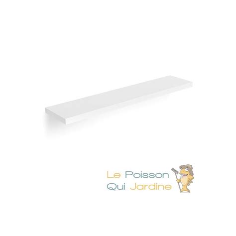 Étagère murale flottante 50 cm en MDF Blanc Tablette à fixer au mur