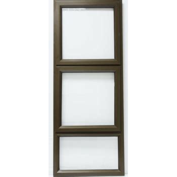 Window Frame Aluminium Ptt615 Bronze Clear Left Hand VALUWIN Cashbuild