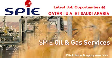 OIL GAS JOBS IN SPIE SAUDI ARABIA U A E QATAR