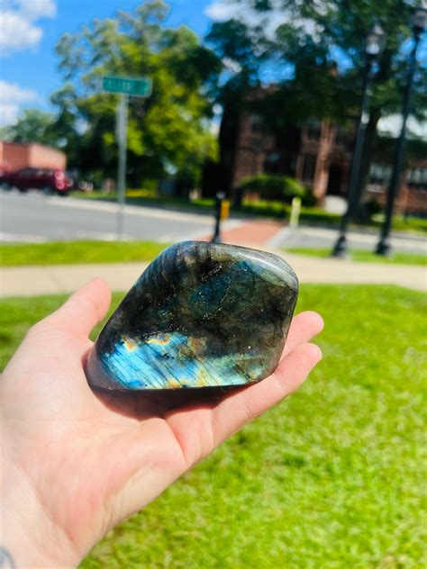 Lb Standing Labradorite Specimen Blessed Bee Apothecary