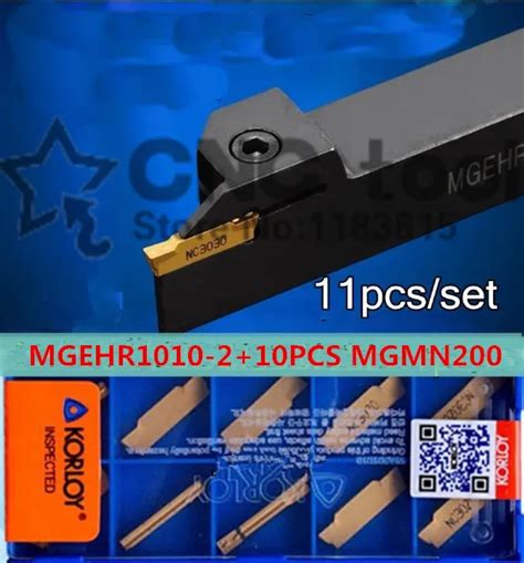 MGEHR1010 2 1pcs 10pcs MGMN200 G 11pcs Set CNC Lathe Tools NC3020