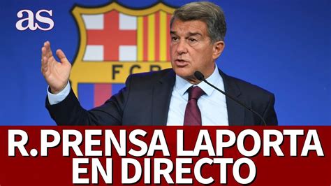 EN DIRECTO Rueda De Prensa De LAPORTA La Deuda Del Barcelona