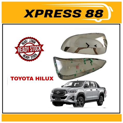 Toyota Hilux Revo Side Mirror Cover Chrome Shopee Malaysia