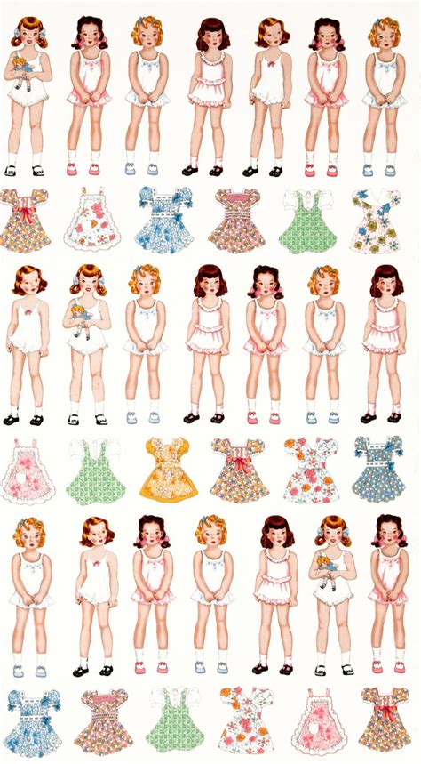 Cotton Doll Paper Doll