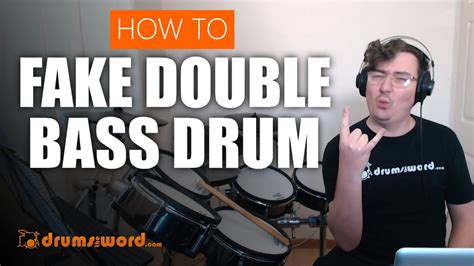 How To Play Double Bass Drum With One Foot Youtube