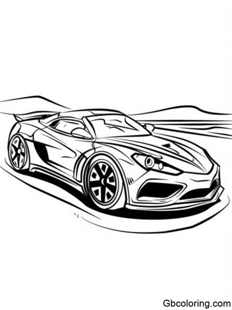 Free Printable Sports Car Coloring Pages for Kids