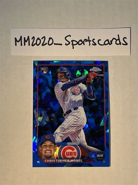 Christopher Morel 2023 Topps Chrome Sapphire Refractor Rookie Rc Cubs