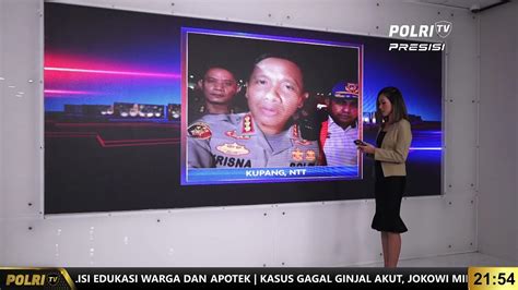 Live Kombes Pol Rishian Krisna Kapolresta Kupang Kapal Terbakar