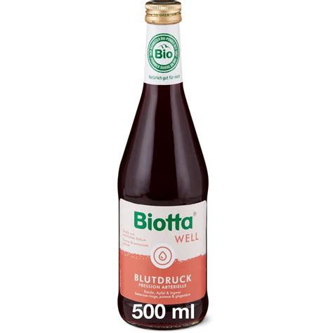 Biotta Well Succo Di Frutti E Verdure Pressione Sanguigna Migros