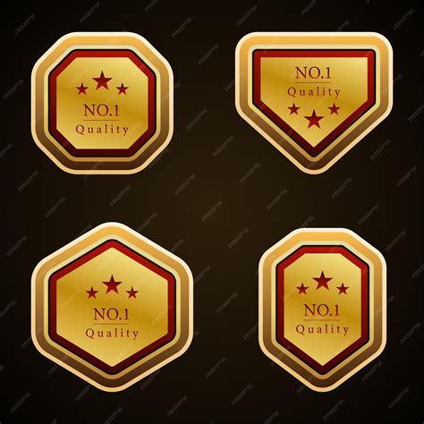 Premium Vector Creative Badges Set Design Vector Stock