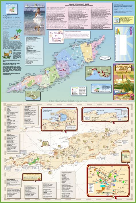 Large Detailed Tourist Map Of Anguilla Ontheworldmap