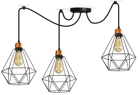 ŻYRANDOL LAMPA WISZĄCA PAJĄK DIAMOND DRUCIAK LED LAMPA PAJĄK DIAMOND 3