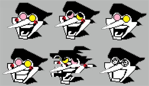 Spamton dialogue sprites i made from upscaling CelerySights pixel ...