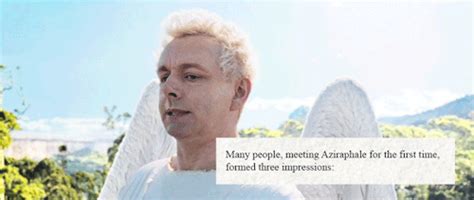 Solo Day Many People Meeting Aziraphale For The First Time Formed