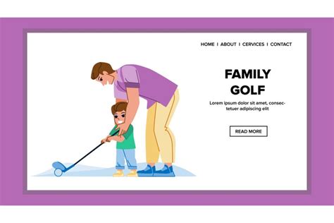 family golf vector (2235986)