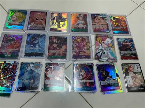 One Piece TCG Card OP 02 Paramount War Sanji Zephyr Leader AA Uta Nami