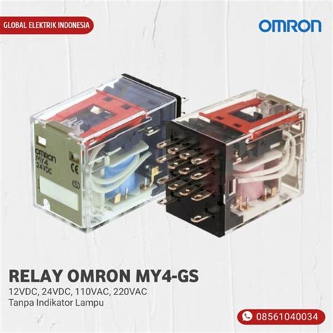 Jual Relay OMRON MY4 GS 220VAC 14 Pin Kecil Tanpa Lampu Indikator