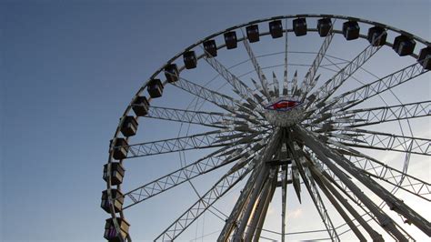 Free Images Round High Ferris Wheel Amusement Park Ride Colorful