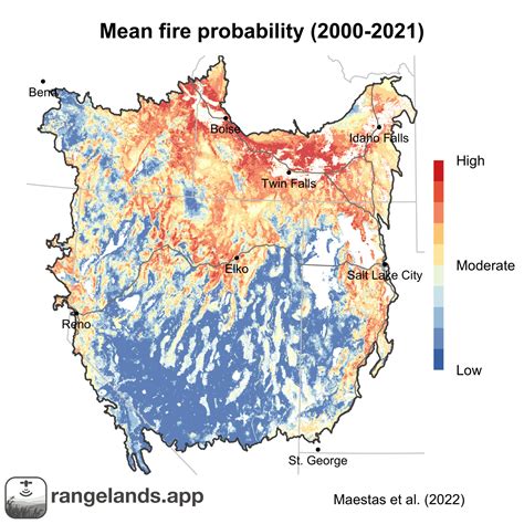 dynamic fuels based fire probability maps  reduce large