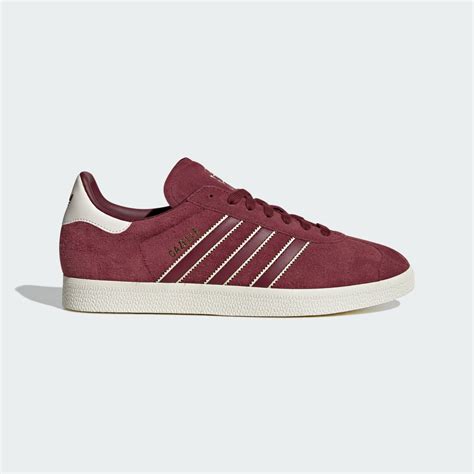 Adidas Gazelle Shoes Burgundy Adidas Lk