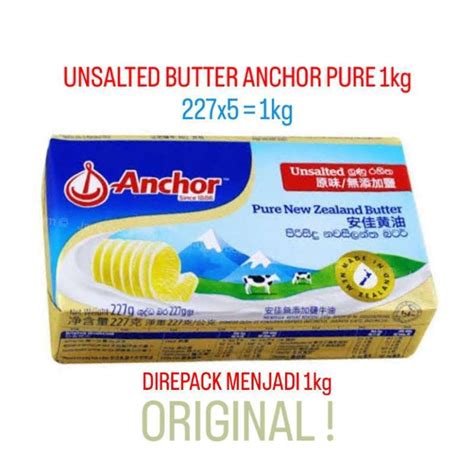 Jual Unsalted Butter Anchor Pure 1kg Di Seller Royal Food Distributor