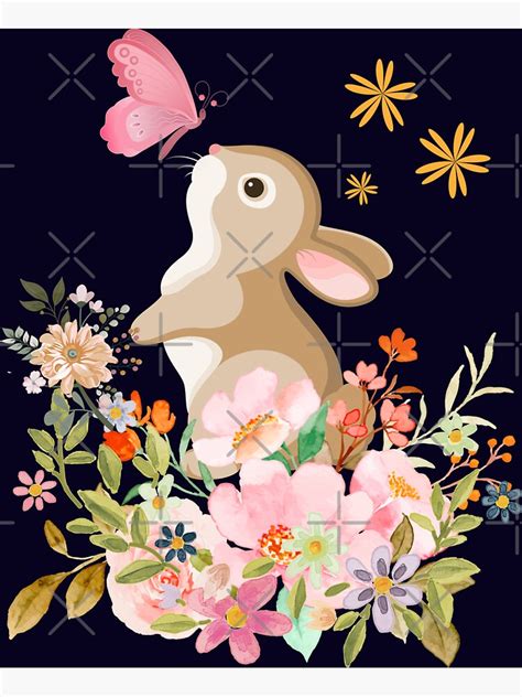 Curious Rabbit Sticker For Sale By Dhwani1 Redbubble