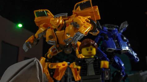 Bumblebee vs Dropkick Stop Motion - YouTube