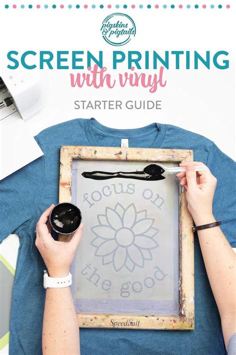 Beginners Guide To Screen Printing With Craft Vinyl EBook Vinyl