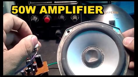 How To Make A W Audio Amplifier Tda Youtube