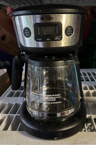 Mr Coffee 12 Cup Programmable Coffeemaker With Strong Brew Selector Black 744110380491 Ebay