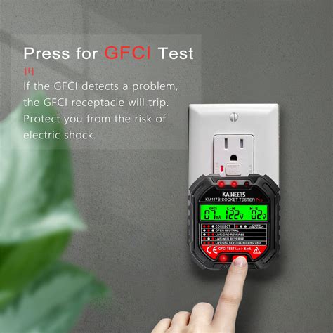 Buy KAIWEETS Non Contact Voltage Tester Electrical Outlet Tester GFCI