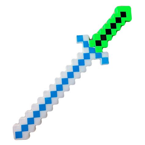 MINECRAFT ZESTAW SIEKIERA MIECZ KILOF PIXEL DŹWIĘK 11386950658