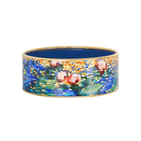 Bracelet Cerclé Donnat Claude Monet Plaqué Or Frey Wille Wegelin