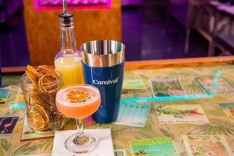 Carnival Teases Specialty Miami Inspired Drinks for its New Cruise Ship ...