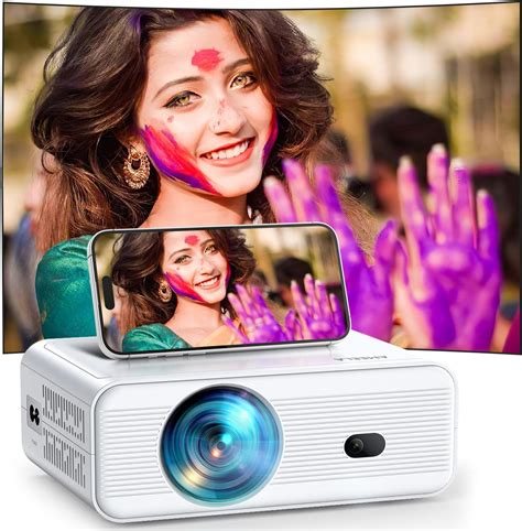 Mini Projecteur Avec WiFi Et Bluetooth AMEELA Projecteur 1080P Pour