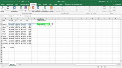 Soma No Excel
