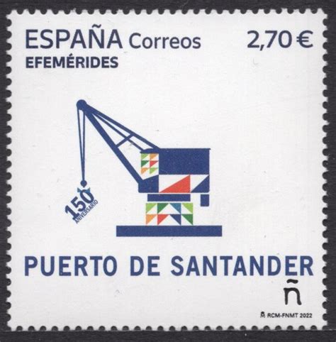 España 2º Centenario 2022 Correo Nº 05618 MNH Efemerides