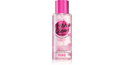 Victorias Secret Pink Fresh And Clean Shimmer Spray Corporal Perfumado