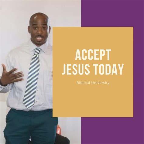 Accept Jesus today